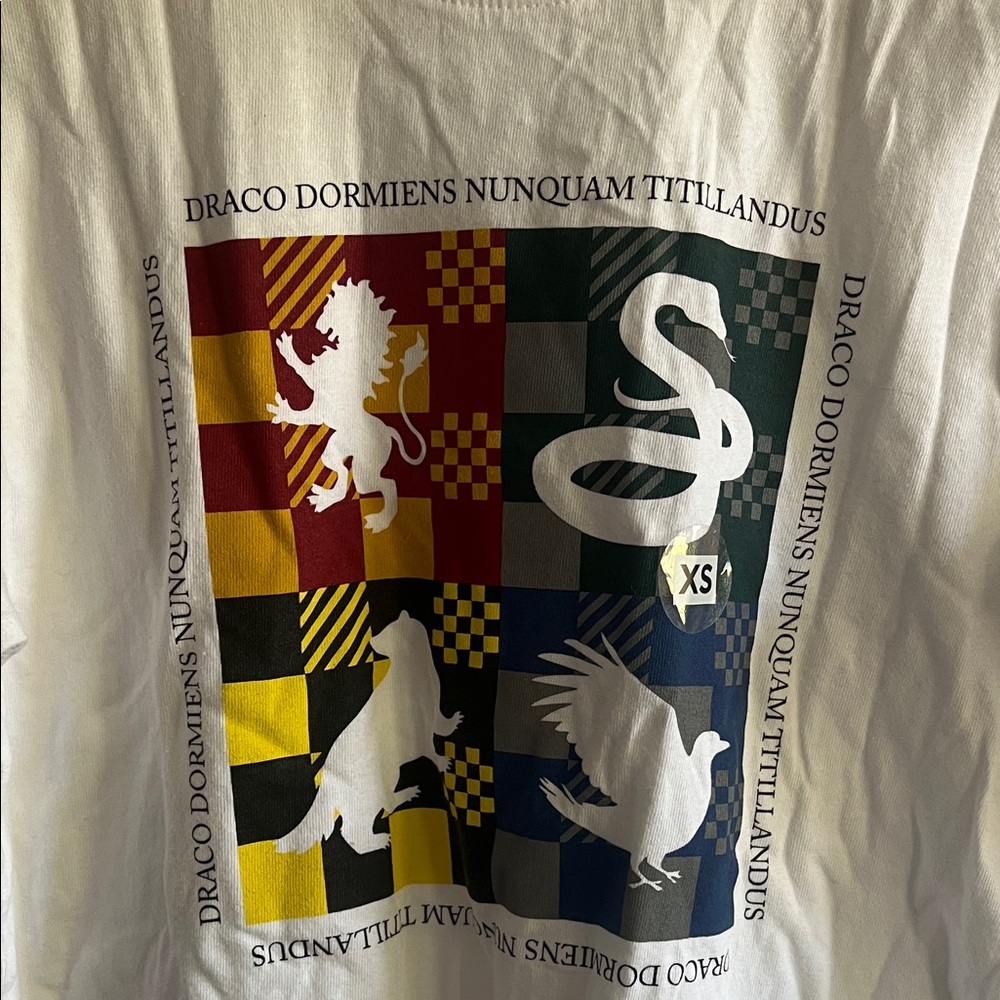 Harry Potter White Long Sleeve Graphic Tee - Picture 4 of 5